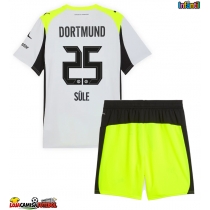 Camisa de Futebol Borussia Dortmund Niklas Sule #25 Equipamento Secundário Infantil 2025-26 Manga Curta (+ Calças curtas)